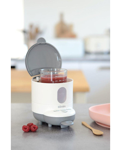 BEABA BIB'EXPRESSO MIŠINUKO RUOŠIMO APARATAS IR ŠILDYTUVAS, WHITE/GREY