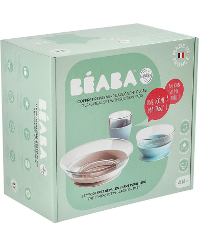 BEABA STIKLINIS 3 VNT. PIETŲ RINKINYS, JUNGLE