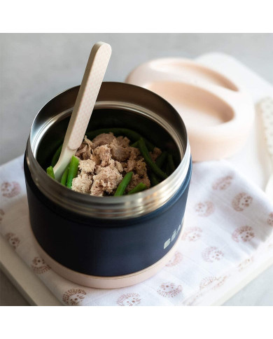 BEABA THERMO MAISTO INDELIS, 500 ML, NIGHT BLUE/LIGHT PINK