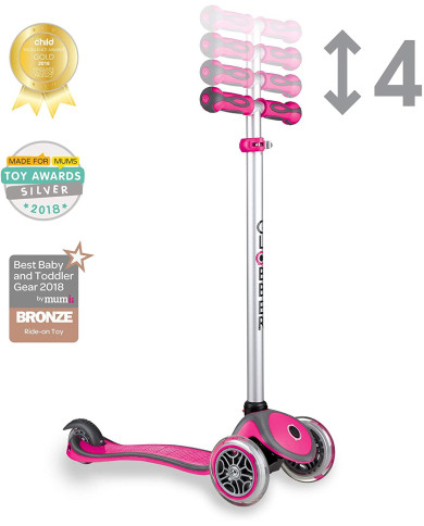 GLOBBER PASPIRTUKAS GO UP COMFORT 5IN1, ROŽINIS