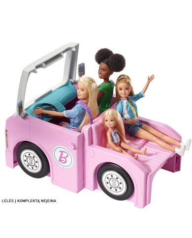 LĖLĖS BARBĖS KEMPERIS 3IN1