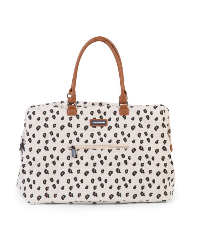 CHILDHOME DIDELIS MAMOS REIKMENŲ KREPŠYS MOMMY BAG,  LEOPARD
