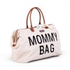 CHILDHOME DIDELIS MAMOS REIKMENŲ KREPŠYS MOMMY BAG, TEDDY OFF WHITE