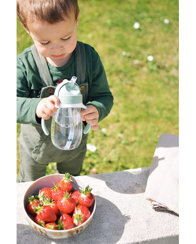 BEABA GERTUVĖ SU ŠIAUDELIU, 300 ML, SAGE GREEN