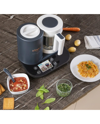 BEABA BABYCOOK SMART TRINTUVAS-GARINTUVAS, CHARCOAL GREY