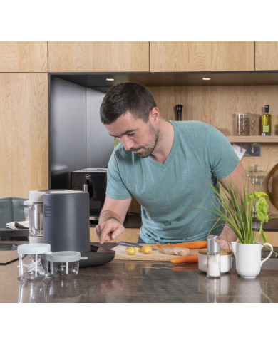 BEABA BABYCOOK SMART TRINTUVAS-GARINTUVAS, CHARCOAL GREY