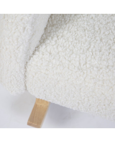 CHILDHOME SUPAMA VAIKIŠKA KĖDĖ TEDDY - OFF WHITE