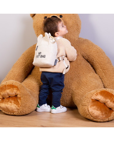 CHILDHOME VAIKIŠKA KUPRINĖ MY FIRST BAG, TEDDY OFF WHITE