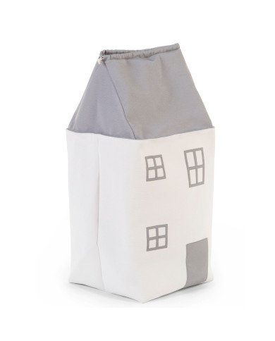 CHILDHOME ŽAISLŲ DĖŽĖ NAMAS, GREY OFF WHITE