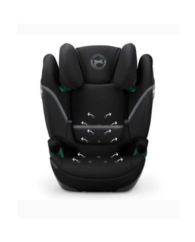 CYBEX SOLUTION S2 I‑FIX AUTOMOBILINĖ KĖDĖ, 15-36 KG., MOON BLACK