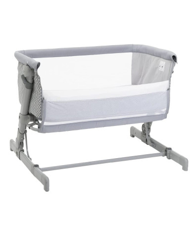 CHICCO NEXT2ME GO SULANKSTOMAS LOPŠIUKAS, LIGHT GREY