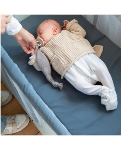 BEABA 3 IN 1 KELIONINĖ LOVELĖ MANIEŽAS EAZY SLEEP, MINERAL GREY