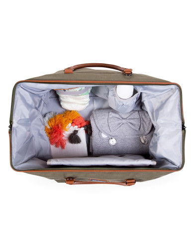 CHILDHOME DADDY BAG NURSERY BAG - CANVAS - KHAKI