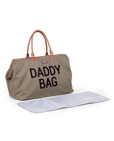 CHILDHOME DADDY BAG NURSERY BAG - CANVAS - KHAKI