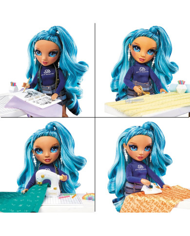 RAINBOW HIGH DREAM & DESIGN MADOS STUDIJOS ŽAIDIMŲ RINKINYS SU MADOS LĖLE SKYLER BRADSHAW