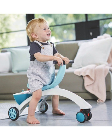 TINY LOVE STUMDUKAS-PASPIRTUKAS 5IN1, WALK BEHIND AND RIDE ON, BLUE