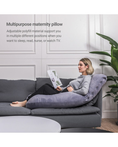 MOMCOZY MULTIFUNKCINĖ NĖŠČIOSIOS PAGALVĖ, U FORMOS