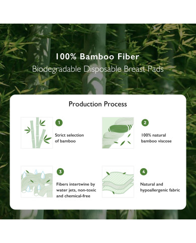 MOMCOZY VIENKARTINIAI ŽINDYMO ĮDĖKLAI IŠ BAMBUKO PLUOŠTO, 80 VNT.