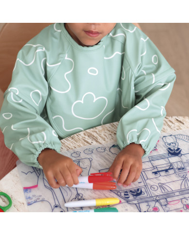 BEABA APSAUGINIAI MARŠKINĖLIAI 2IN1, SAGE GREEN