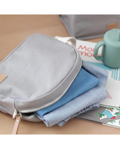 BEABA KŪDIKIO PRIEŽIŪROS REIKMENŲ DĖKLIUKAS, PEARL GREY