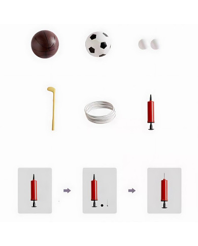 INTERAKTYVUS DAUGIAFUNKCINIS KREPŠINIO STOVAS 4IN1 SU GARSO EFEKTAIS, JENIN YELLOW