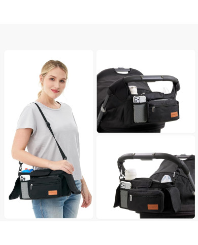 MOMCOZY DAIKTŲ LAIKYMO KREPŠYS PRIE VEŽIMĖLIO