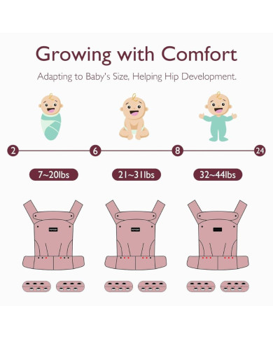 MOMCOZY ERGONOMINĖ KŪDIKIŲ NEŠIOKLĖ, PILKA