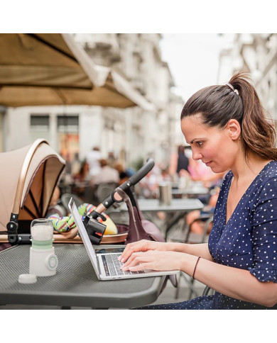 MOMCOZY ĮKRAUNAMAS KELIONINIS BUTELIUKŲ ŠILDYTUVAS