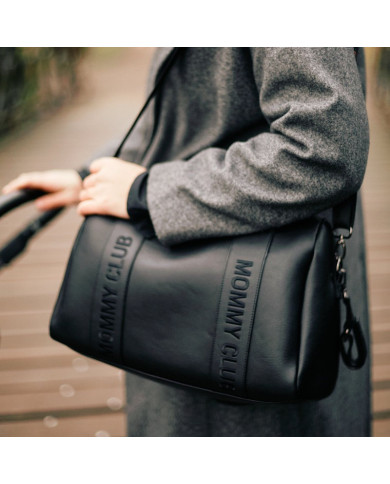 CHILDHOME MOMMY CLUB MAMOS KREPŠYS, SIGNATURE BLACK