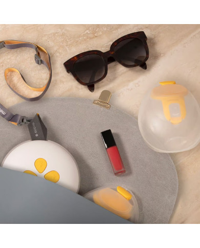 MEDELA DVIGUBAS PIENTRAUKIS SU ĮKRAUNAMA BATERIJA SWING MAXI HANDS FREE 