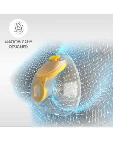 MEDELA DVIGUBAS PIENTRAUKIS SU ĮKRAUNAMA BATERIJA SWING MAXI HANDS FREE 