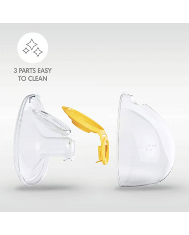 MEDELA DVIGUBAS PIENTRAUKIS SU ĮKRAUNAMA BATERIJA SWING MAXI HANDS FREE 