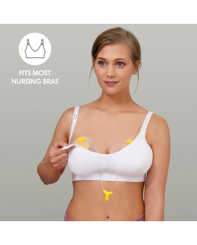 MEDELA DVIGUBAS PIENTRAUKIS SU ĮKRAUNAMA BATERIJA SWING MAXI HANDS FREE 