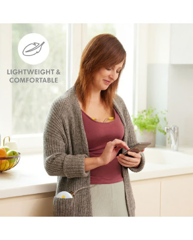 MEDELA DVIGUBAS PIENTRAUKIS SU ĮKRAUNAMA BATERIJA SWING MAXI HANDS FREE 
