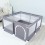 STAR IBABY OXFORD XL MANIEŽAS 120X120 CM, SOFT GREY 