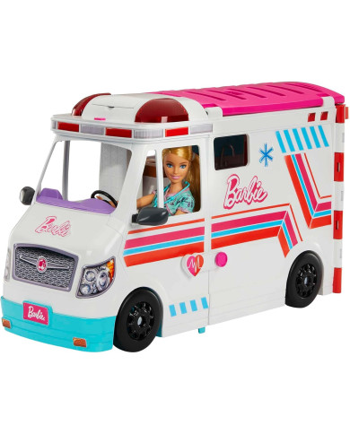 LĖLĖS BARBĖS 2IN1 GREITOSIOS PAGALBOS AUTOMOBILIS HKT79