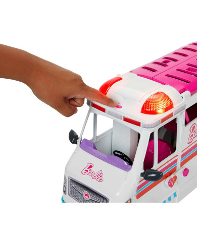 LĖLĖS BARBĖS 2IN1 GREITOSIOS PAGALBOS AUTOMOBILIS HKT79