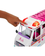 LĖLĖS BARBĖS 2IN1 GREITOSIOS PAGALBOS AUTOMOBILIS HKT79