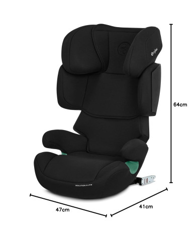 CYBEX SOLUTION X I-FIX AUTOMOBILINĖ KĖDĖ 15-36 KG., PURE BLACK
