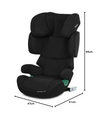 CYBEX SOLUTION X I-FIX AUTOMOBILINĖ KĖDĖ 15-36 KG., PURE BLACK