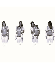 ERGOBABY OMNI 360 NEŠIOKLĖ COOL AIR, PEARL GREY