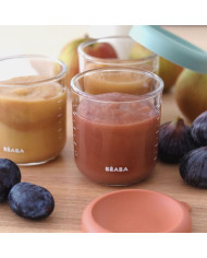 BEABA STIKLINIS INDELIS SU DANGTELIU, TERRACOTTA, 250 ML