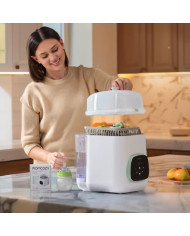 MOMCOZY BUTELIUKŲ PLOVYKLA KLEANPAL PRO SU STERILIZAVIMO IR DŽIOVINIMO FUNKCIJA