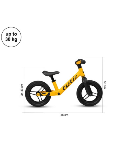 TUTIS BALANSINIS DVIRATUKAS, YELLOW