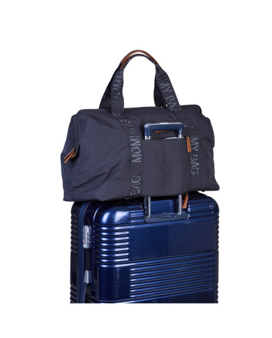 CHILDHOME DIDELIS MAMOS REIKMENŲ KREPŠYS MOMMY BAG SIGNATURE URBAN DARK GREY