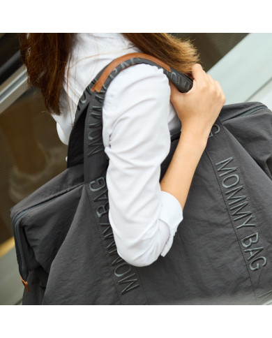 CHILDHOME DIDELIS MAMOS REIKMENŲ KREPŠYS MOMMY BAG SIGNATURE URBAN DARK GREY