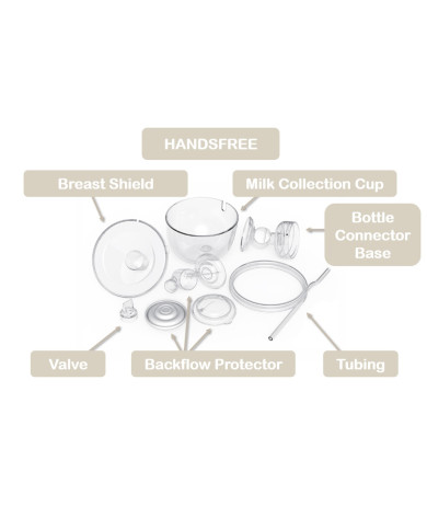 SPECTRA LAISVŲ RANKŲ PIENO SURINKIMO PUODELIŲ VOŽTUVAS SU MEMBRANA, 1 VNT.