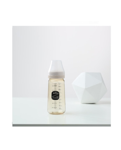 SPECTRA PPSU BUTELIUKAS, 260 ML, SU S DYDŽIO ŽINDUKU, CREAM VANILLA