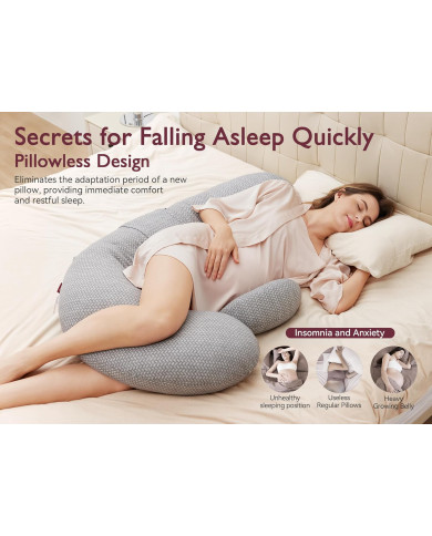 MOMCOZY NĖŠČIOSIOS PAGALVĖ SU VĖSINANČIU AUDINIU, F FORMOS