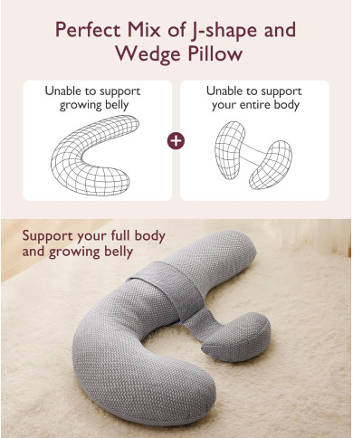 MOMCOZY NĖŠČIOSIOS PAGALVĖ SU VĖSINANČIU AUDINIU, F FORMOS